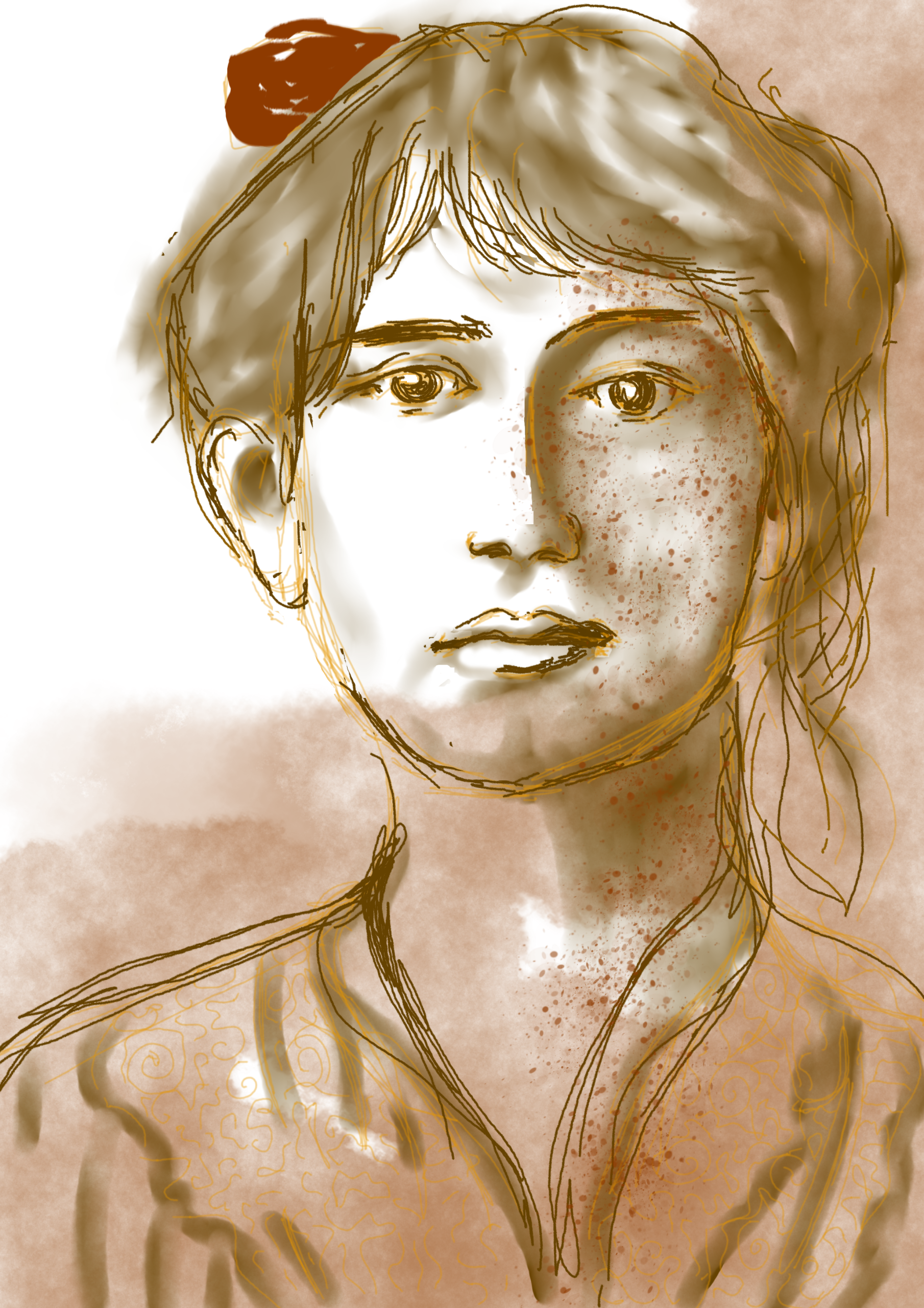 Exemples de créations en peinture expressive réalisées à l’atelier